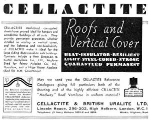 Uralite: Cellactite Roofing For Aircraft Hangars