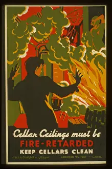 Cellars: Cellar ceilings must be fire-retarded Keep cellars clean