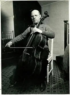 Cellist: Cellist Pablo Casals, London
