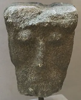 Celts: Celtic Hermes. Quadriface. From Pontedeume, Galicia, Spain