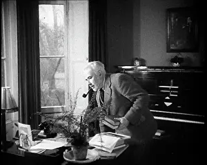 Joad: C.E.M Joad Sitting Down at His Desk