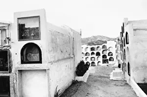 Andalucia: Cemetery at Almunecar, Spain