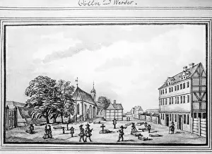 Districts: Cemetery in Berlin, 1690
