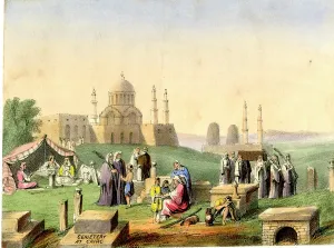 Minarets: Cemetery at Cairo, Egypt