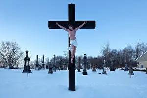 Lauzon: Cemetery, Deschambault, Chemin du Roy, Quebec, Canada