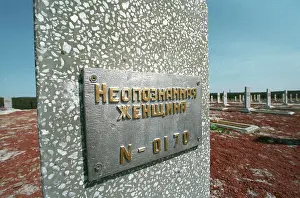 Headstone: Cemetery in Neftegorsk, 1996