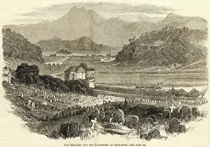 Kowloon: The cemetery and racecourse at Hong Kong