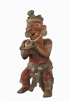 Censer: Censer. Representation of the god of sacrifice
