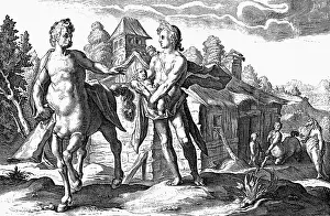 Hendrick: Centaur, Greek mythical creature, illustration
