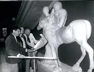 Berthold: Centaur and Lapith sculpture, exhibition in Munich