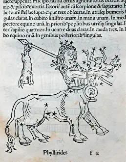 Edited: Centaur Phyllirides, engraving in Poeticon Astronomicon