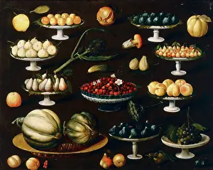 Centerpieces: Centerpieces with fruits and vegetables