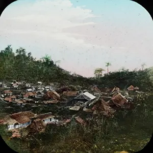 Amerindian: Central America - Gold Mining - Lantern Slide series