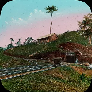 Amerindian: Central America - Gold Mining - Lantern Slide series