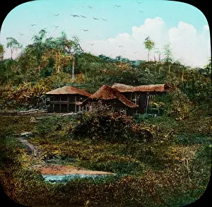 Amerindian: Central America - Gold Mining - Lantern Slide series
