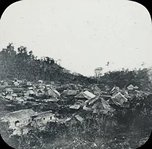Amerindian: Central America - Gold Mining - Lantern Slide series