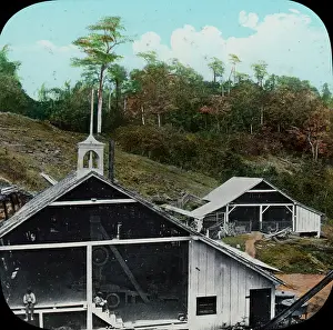 Amerindian: Central America - Gold Mining - Lantern Slide series