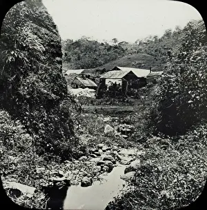 Amerindian: Central America - Gold Mining - Lantern Slide series