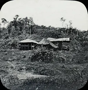 Amerindian: Central America - Gold Mining - Lantern Slide series