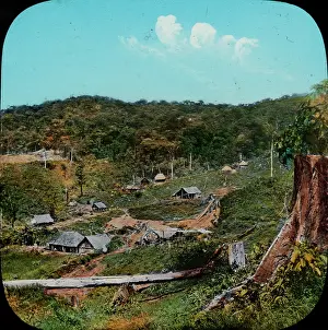 Amerindian: Central America - Gold Mining - Lantern Slide series