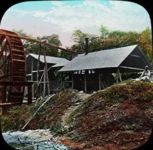 Amerindian: Central America - Gold Mining - Lantern Slide series