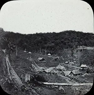 Amerindian: Central America - Gold Mining - Lantern Slide series