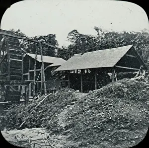 Amerindian: Central America - Gold Mining - Lantern Slide series