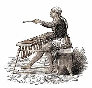 Gourds: Central american music: the marimba