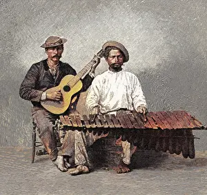 Marimba: Central american music: the marimba