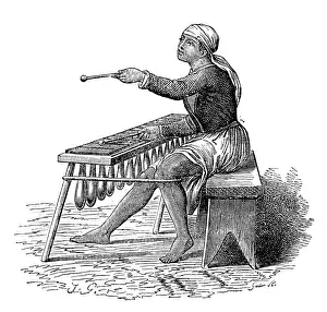 Gourds: Central american music: the marimba