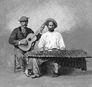 Marimba: Central american music: the marimba