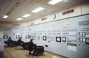 Nevinnomyssk: Central control panel of Nevinnomyssk chemical plant, 1975