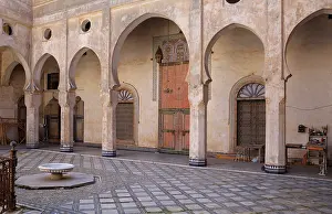 Glaoua: Central Courtyard, Glaoui Palace, Fes, Fes-Boulemane