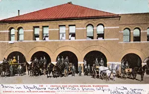 Spokane: Central Fire Station, Spokane, Washington State, USA