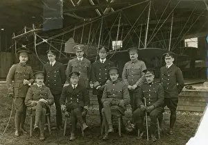 Salmond: Central Flying School, Upavon, January 1913. From left:?