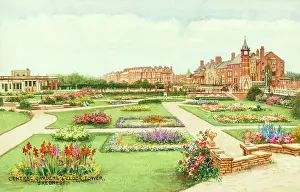Carruthers: Central Gardens and Clock Tower, Skegness, Lincolnshire