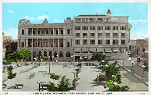 Granda: Central Park and Casa Granda Hotel, Santiago de Cuba, Cuba