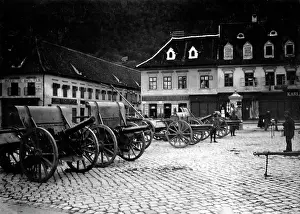 Transylvania: Central square in Brasov, 1916