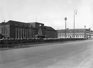 Konigsberg: Central Station in Konigsberg, 1929