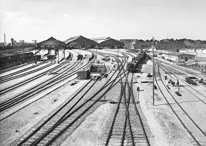 Konigsberg: Central Station in Konigsberg, 1930