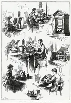 Autographic: Central Telegraph Establishment 1874