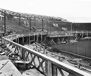 Constructional: Centre Court under construction