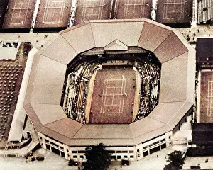 Tilden: Centre court at Wimbledon