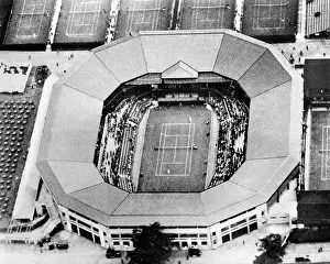 Tilden: Centre court at Wimbledon