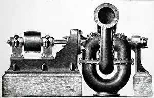Centrifugal: Centrifugal pump by Lawrence Machine Works, Massachusetts