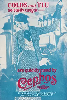 Poorly: Cephos cold and flu powder advertisement