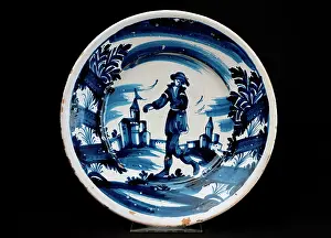 Dish: Ceramic dish. 18th century. Spain