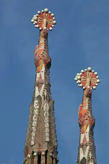Incomplete: Ceramic pinnacles of the bell towers, Passion
