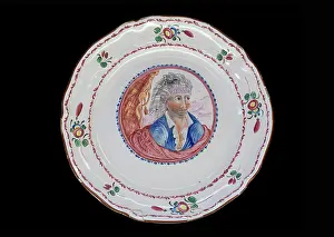 Darcheologie: Ceramic platter, Musee Joseph-Dechelette, Roanne, France