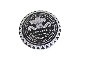 Circassian: Ceramic pot lid for Skelton's Circassian Cream